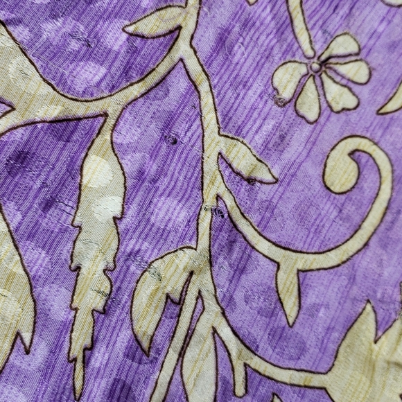 Darn Good Yarn Sari Silk Wrap Skirt Tea Goddess - Picture 15 of 16